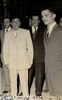 1956 - King Hussein, Prime Minister Bahjat Talhouni, Jordanian Ambassador Hamed Saadeddin - Damascus August 1956