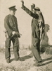 1937 - Palestinian passerby stopped by British soldier