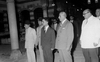 1956 - King Hussein, President Shukri Al-Quwwatli, Prime Minister Sabri El Assali - Damascus August 19, 1956