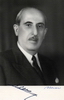 1956 - President Shukri Al-Quwwatli Autographed Portrait
