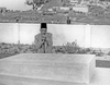 1961 - Eltaher by the grave in Tunisia