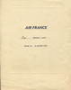Memorabilia - 1956 - Air France Menu 02