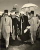 1954 - Haj Amin Al Husseini and Sayf El Islam Abdallah-Almaza Airport-Cairo